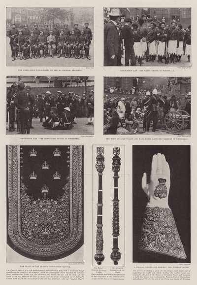 La coronación de Eduardo VII de English Photographer