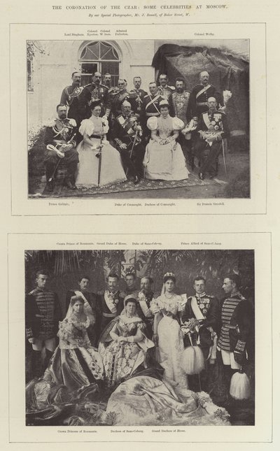 La Coronación del Zar, Algunas Celebridades en Moscú de English Photographer