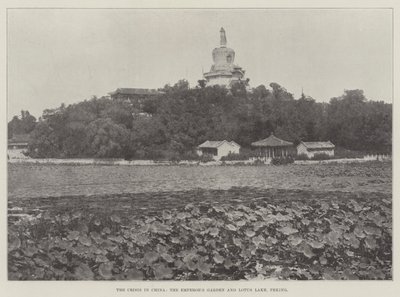La Crisis en China, el Jardín del Emperador y el Lago de los Lotos, Pekín de English Photographer