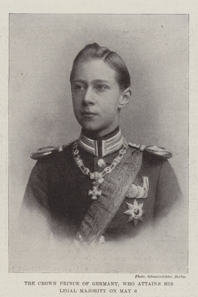 El Príncipe Heredero de Alemania, que alcanza su Mayoría Legal el 6 de Mayo de English Photographer