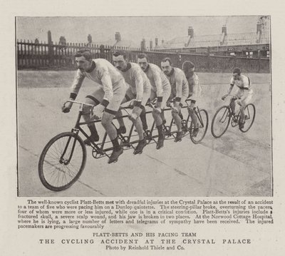 El accidente de ciclismo en el Crystal Palace de English Photographer
