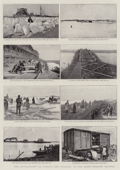 El desarrollo de Siberia, la construcción del ferrocarril Transiberiano de English Photographer