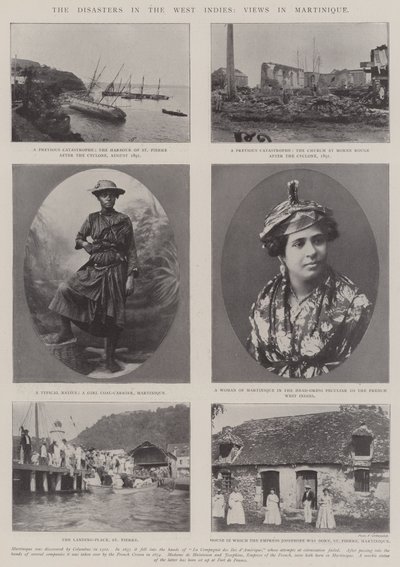 Los desastres en las Indias Occidentales, vistas en Martinica de English Photographer