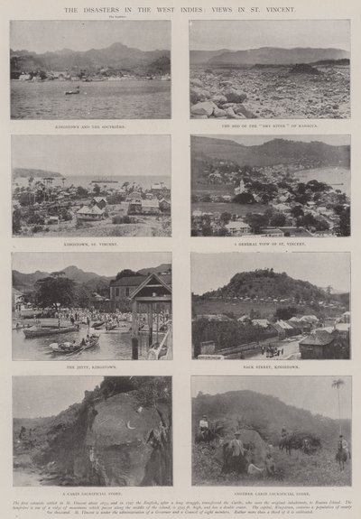 Los desastres en las Indias Occidentales, vistas en San Vicente de English Photographer