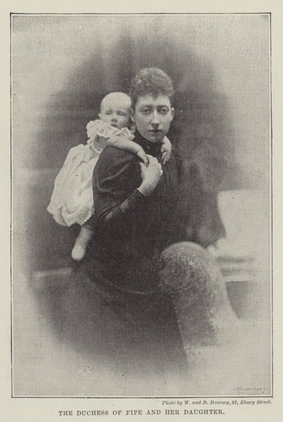 La duquesa de Fife y su hija de English Photographer
