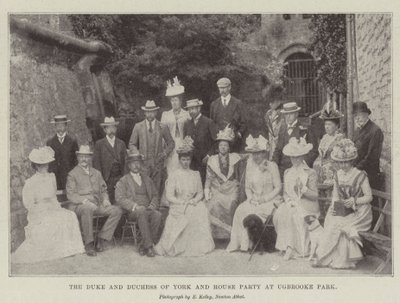 El Duque y la Duquesa de York y Fiesta en Casa en Ugbrooke Park de English Photographer