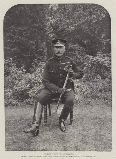 El duque de Connaught en Aldershot de English Photographer