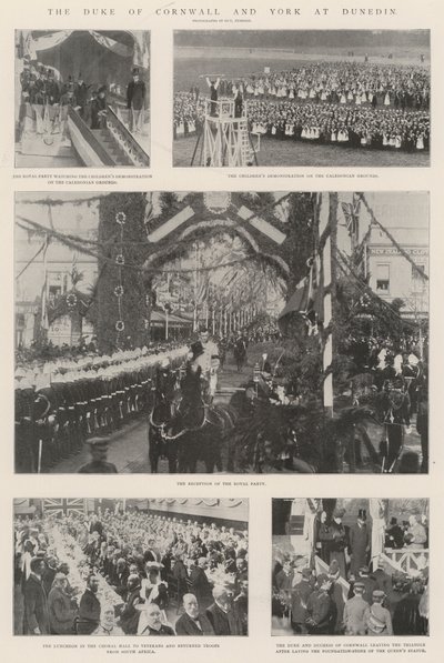 El Duque de Cornualles y York en Dunedin de English Photographer