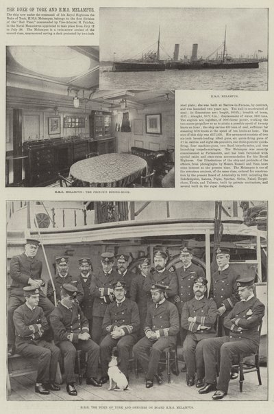 El Duque de York y HMS Melampus de English Photographer