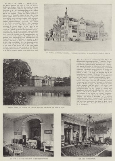 El duque de York en Worcester de English Photographer