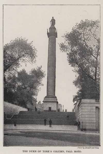 La Columna del Duque de York, Pall Mall de English Photographer