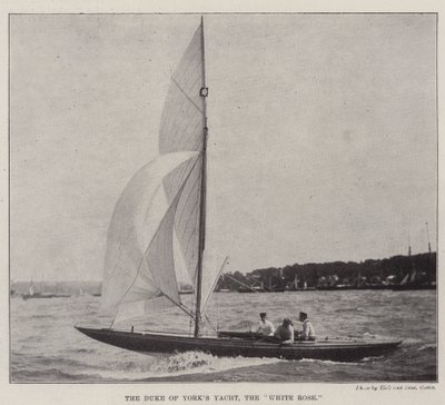 El Yate del Duque de York, la Rosa Blanca de English Photographer