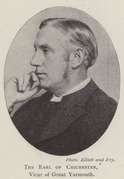 El conde de Chichester, vicario de Great Yarmouth de English Photographer