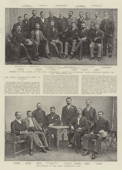 El grupo de exploración Elder en Australia de English Photographer