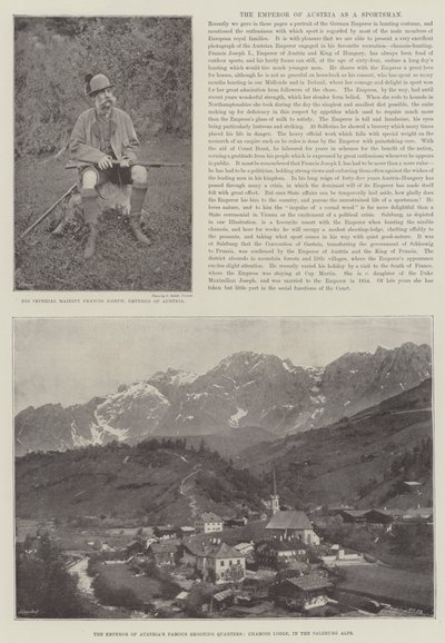 El Emperador de Austria como Deportista de English Photographer
