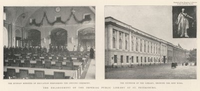 La ampliación de la Biblioteca Pública Imperial en San Petersburgo de English Photographer