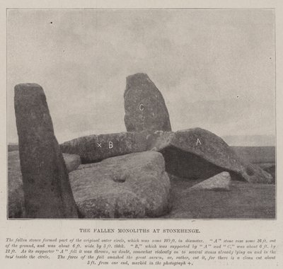 Los monolitos caídos en Stonehenge de English Photographer
