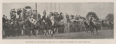 El Final de las Estacas Eclipse, 19 de Julio, Epsom Lad Ganando por una Cabeza de Ian de English Photographer