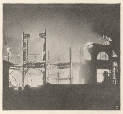 El Incendio en Rhyl el 14 de Septiembre, por el cual el Gran Pabellón fue Destruido de English Photographer