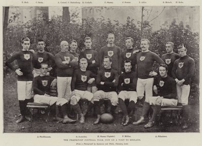 El equipo de fútbol de Frankfort, ahora de visita en Inglaterra de English Photographer
