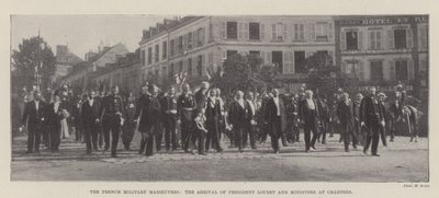 Las Maniobras Militares Francesas, la Llegada del Presidente Loubet y Ministros a Chartres de English Photographer