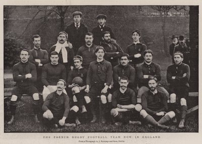 El equipo de rugby francés ahora en Inglaterra de English Photographer