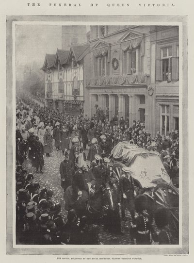 El funeral de la reina Victoria de English Photographer