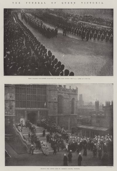 El funeral de la Reina Victoria de English Photographer