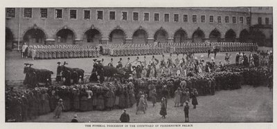 El funeral del difunto Príncipe Alfredo de Sajonia-Coburgo y Gotha de English Photographer