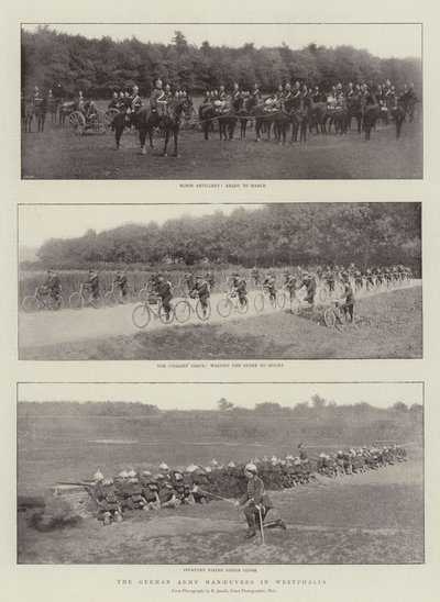 Las maniobras del ejército alemán en Westfalia de English Photographer