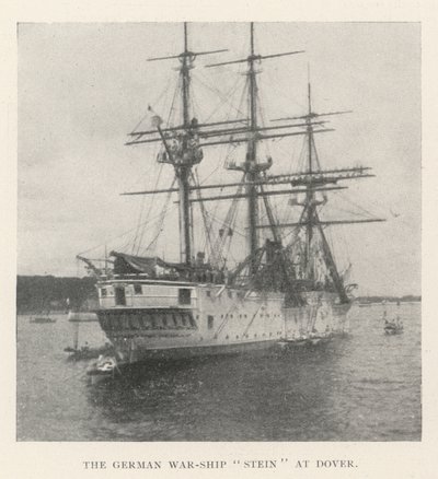El Buque de Guerra Alemán Stein en Dover de English Photographer