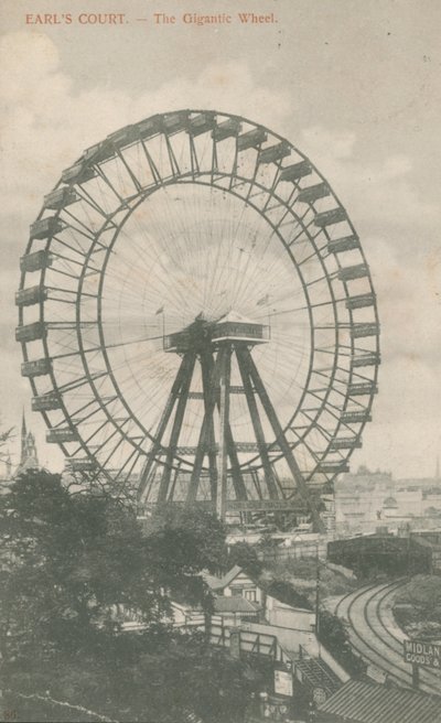 La Rueda Gigante, Earls Court, Londres de English Photographer