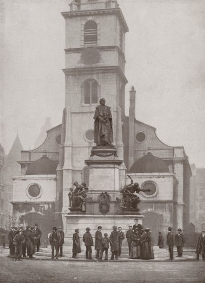 El Memorial de Gladstone en el Strand de English Photographer