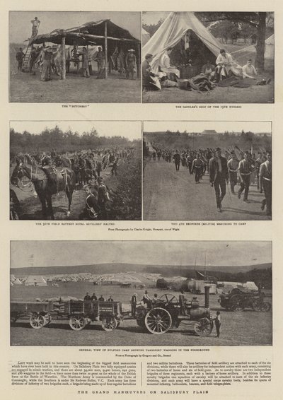 Las grandes maniobras en Salisbury Plain de English Photographer