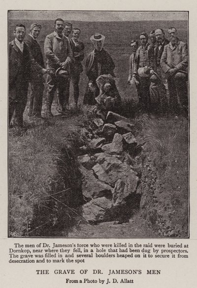 La tumba de los hombres del Dr. Jameson de English Photographer