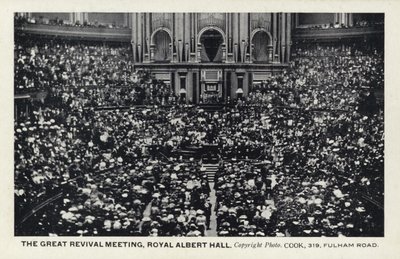 La Gran Reunión de Avivamiento, Royal Albert Hall, Londres de English Photographer