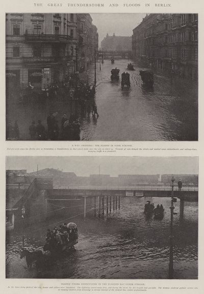 La gran tormenta y las inundaciones en Berlín de English Photographer