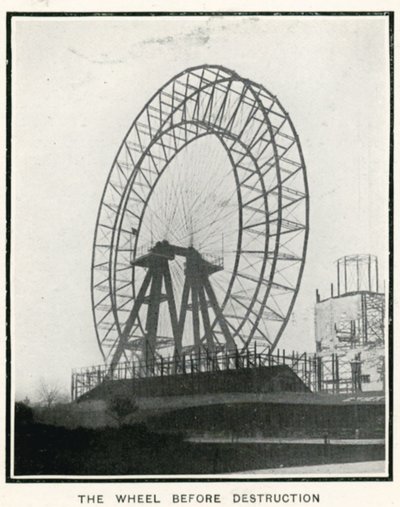 La Gran Rueda en Earls Court, Londres; de The Sphere, 13 de abril de 1907 de English Photographer