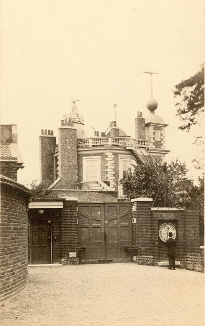 El Observatorio de Greenwich y el reloj galvánico de English Photographer