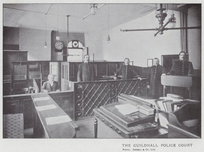 El Tribunal de Policía del Guildhall de English Photographer