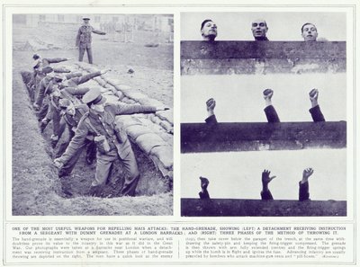 La Granada de Mano, de The Illustrated War News, publicado el 22 de noviembre de 1939 de English Photographer