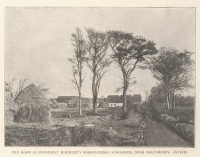 El Hogar de los Antepasados del Presidente McKinley, Conagher, cerca de Ballymoney, Antrim de English Photographer