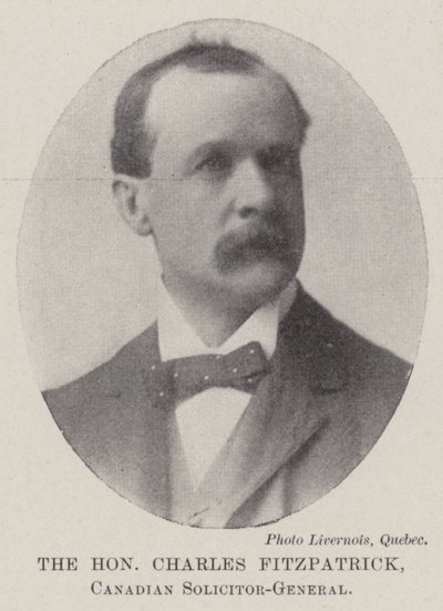 El honorable Charles Fitzpatrick, procurador general de Canadá de English Photographer