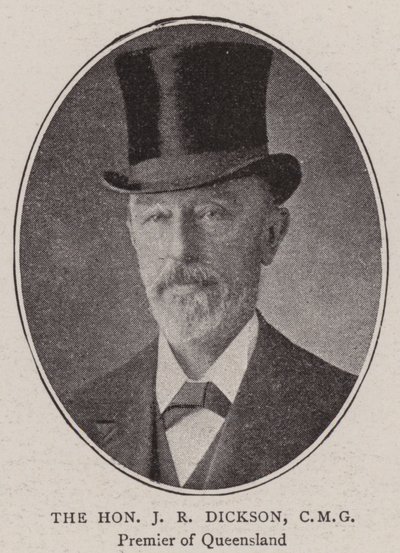 El Honorable J. R. Dickson, CMG de English Photographer