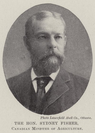 El honorable Sydney Fisher, ministro de Agricultura de Canadá de English Photographer