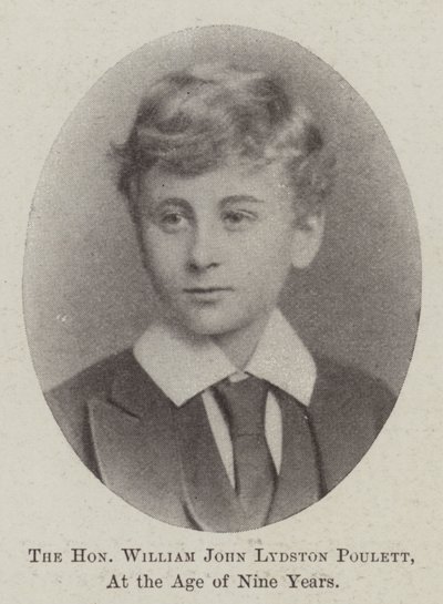 El Honorable William John Lydston Poulett, a la edad de nueve años de English Photographer