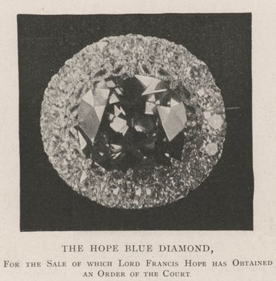 El diamante azul Hope de English Photographer