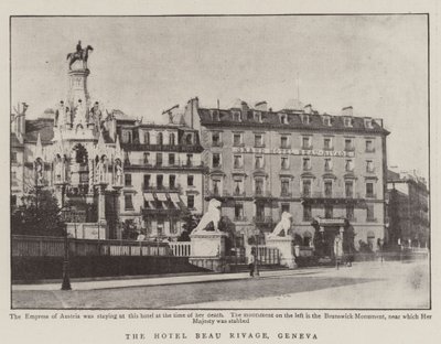 El Hotel Beau Rivage, Ginebra de English Photographer