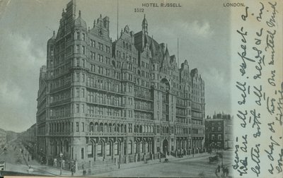 Hotel Russell, Londres de English Photographer