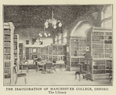 La inauguración del Colegio Manchester, Oxford de English Photographer